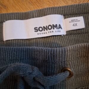 Sonoma Olive Green Corduroy Pants